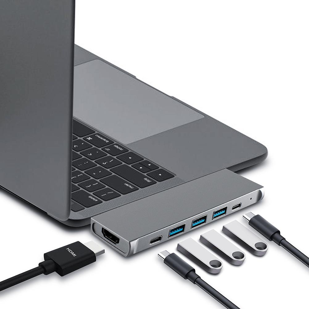 TF  Type-C -HDMI  4K Thunderbolt USB 3.0  C  ( ) SD   PD for MacBook Thunder-bolt